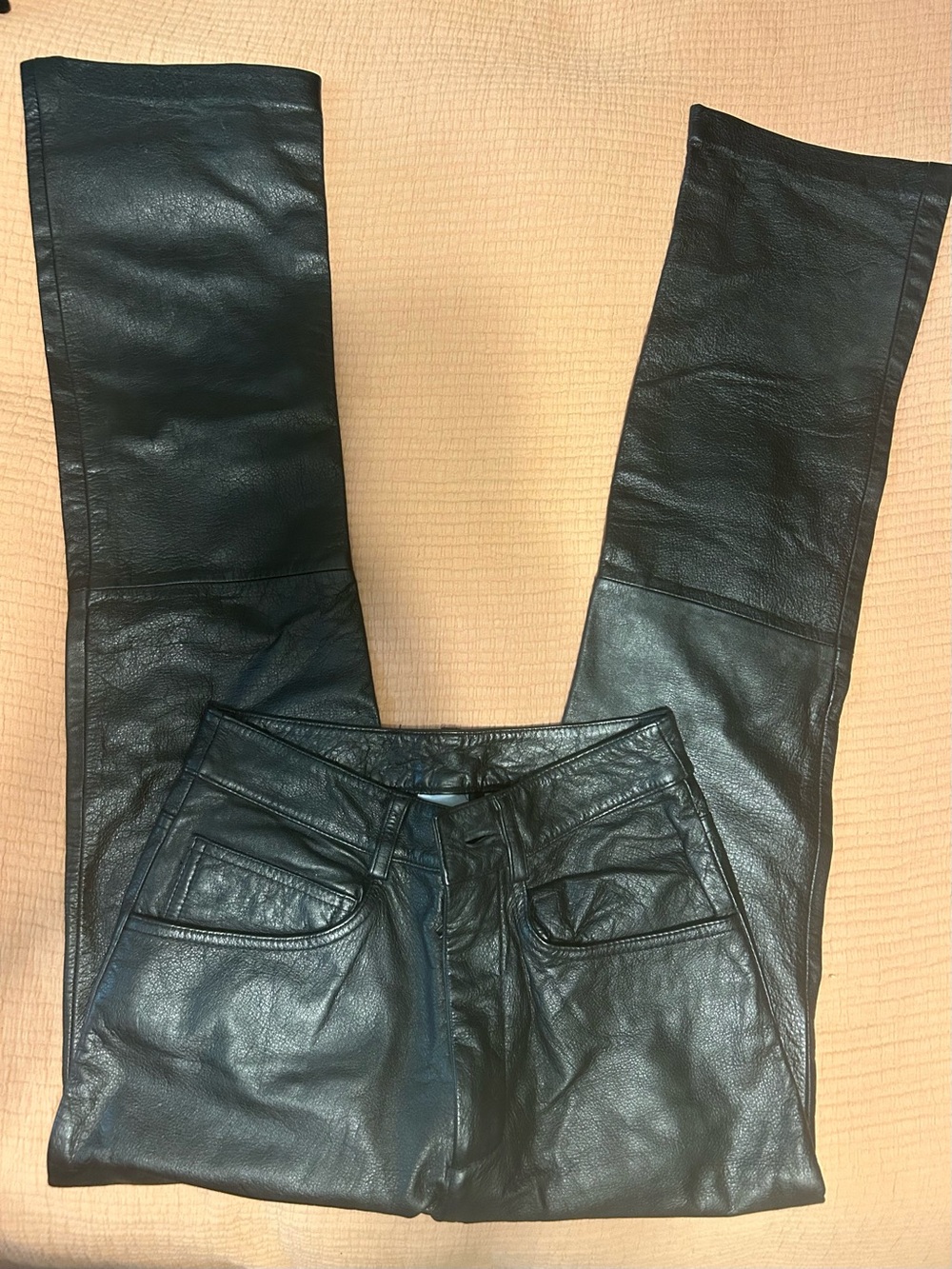 Wilson leather black pants